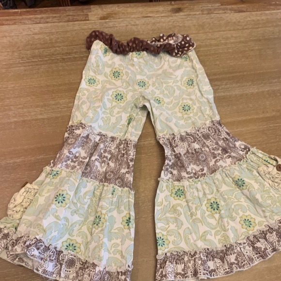 Mud Pie Other - Mud Pie Floral and Polka Dot Kids Bottoms